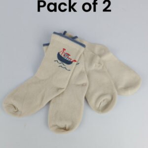Z Kid's Cotton Winter Socks Pack of 2 (1Y-2Year) D6
