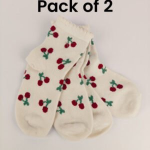 Z Kid's Cotton Winter Socks Pack of 2 (1-2Year) D13