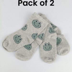 Z Kid's Cotton Winter Socks Pack of 2 (1-2Year) D15