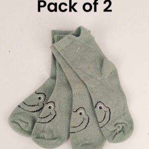 Z Kid's Cotton Winter Socks Pack of 2 (1-2Year) D16