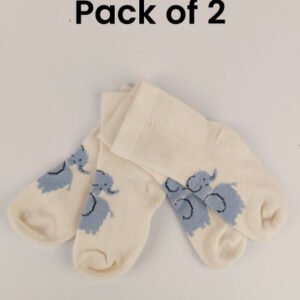 Z Kid's Cotton Winter Socks Pack of 2 (1Year) D20