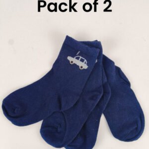 Z Kid's Cotton Winter Socks Pack of 2 (1Y-2Year) D4