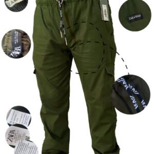 A Zaraa Trousers Olive Green