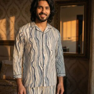 Ocean Wave PJs Night Suit