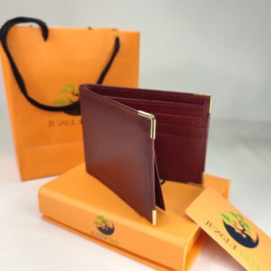 Jungle Tree Golden Tip Mehroon Wallet