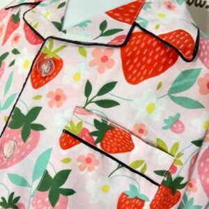 Kid's Strawberry Night Suit