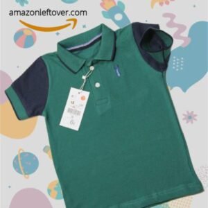 Boys Polo Shirts Flag Green