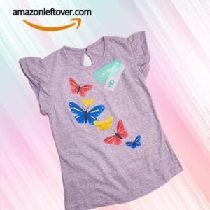 Girl T-Shirt Glitter Butterfly