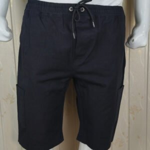 Black Cotton Cargo Shorts Zara Men's