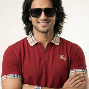 Burberry Mehroon Polo Shirt