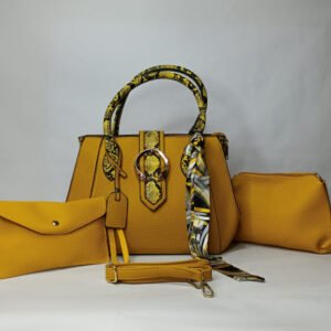 CD handbags 3Pc Mustard
