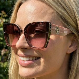 CHANEL Sunglasses Coffee Pink CHN015