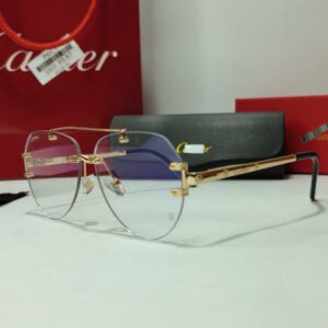 Cartier Gold Aviator Power Glasses Frame-CRT22