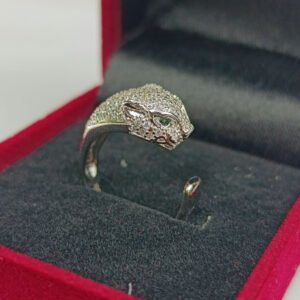 Jewelry Cartier Leopard Ring Silver 925