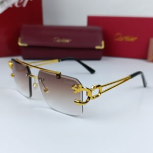 Cartier Sunglasses Golden Brown CRT50
