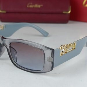 Cartier Sunglasses Gray Leopard CRT82