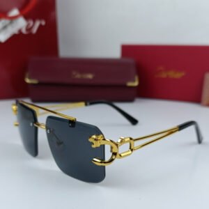 Cartier Sunglasses Golden Black CRT51