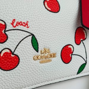 Coach Mini Klare Crossbody With Heart Cherry Print