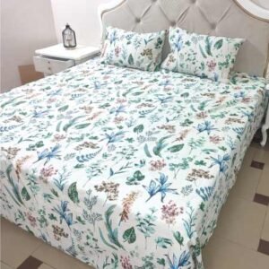 Cotton Satin Bedsheet TC-240 Jungle Tree
