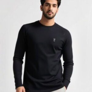 Giordano Black Sweatshirt 3D Logo