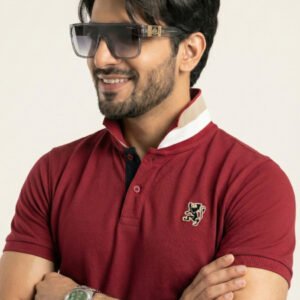 Giordano Polo Shirt Mehroon Small Logo