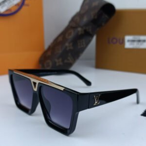 LV Evidence Sunglasses Glossy Black
