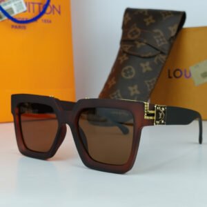 LV Millionaire Sunglasses Mate Brown