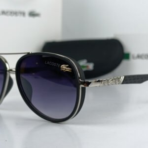 Lacoste Aviator Sunglasses Silver Lac024