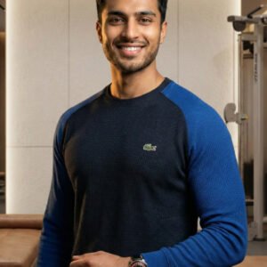 Lacoste Sweatshirts Black Blue