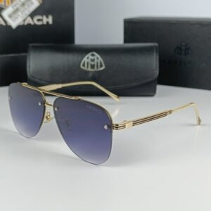 Maybach Sunglasses Black Aviator May47