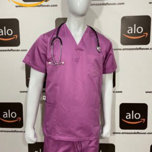 Doctor Scrubs Suit Elegant Purple