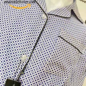 Men's Narrow Multi Dot Night Suit