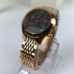Michael Kors MK5775 Rose Gold MK Watch Black