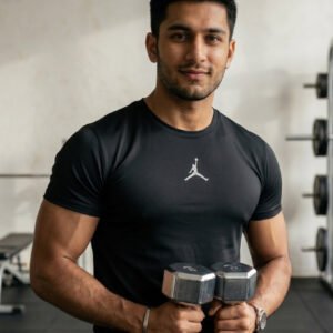 Nike Jordan T-Shirts Dri Fit Black