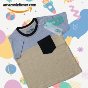 T-Shirt boys black pocket