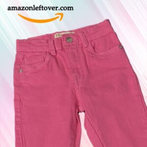 Girls Denim Jeans Baby Pink