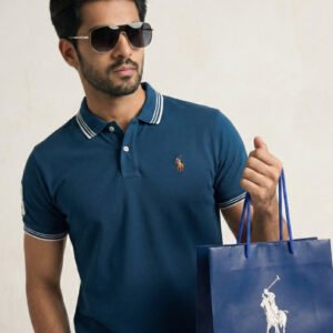 Polo Ralph Lauren Polo Shirts Ocean Blue Small Logo