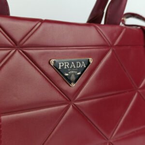 Prada Tote Mehroon Handbag