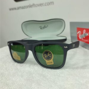 RayBN16-Wayfarer Mate Black Green