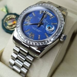 Rolex Watch Day Date 128349RBR Blue Dail