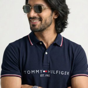 1.1 Tommy Hilfiger Black Polo Shirt