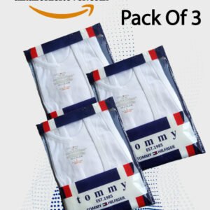 T- Vest Sleeveless Cotton 3 Pack Brief