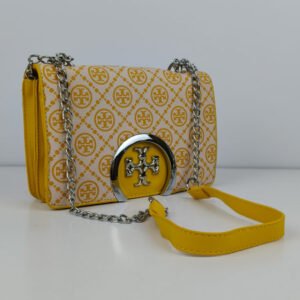 A Tory Burch Mustard Handbag