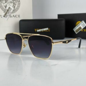 Versace Sunglasses Golden Black Square VR032