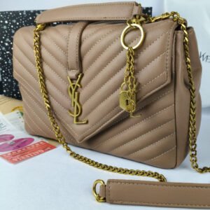 YSL Khaki Handbag