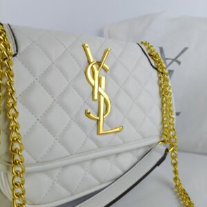 YSL White Handbag 004