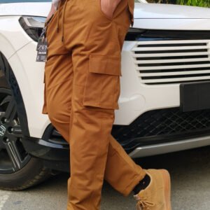 Zara Brown Cargo Trousers