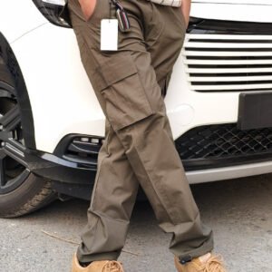 Zara Self Green Cargo Trousers